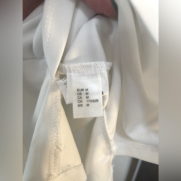 Verdusa womens Asymmetrical White Mini Length Dress - Picture 7 of 8